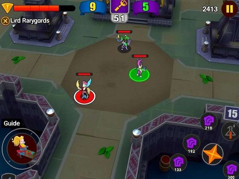 Triplicane Titans Gameplay Screenshot